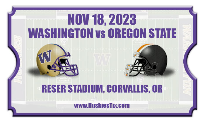 2023 Washington Vs Oregon State