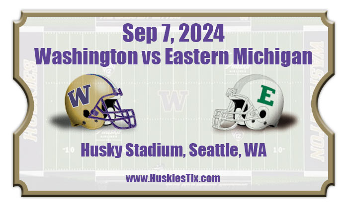 2024 Washington Vs Eastern Michigan